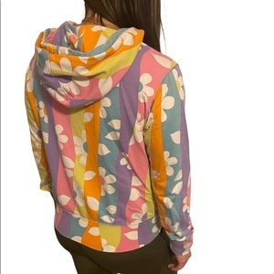Lucky Brand | Tops | Womens Vintage Lucky Brand Jeans Flower Power Zipup  Hoodie | Poshmark